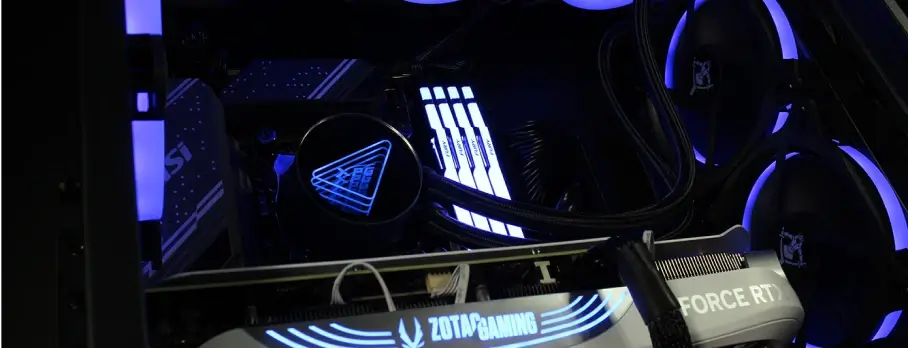 Gabinete de computadora gamer Geforce RTX