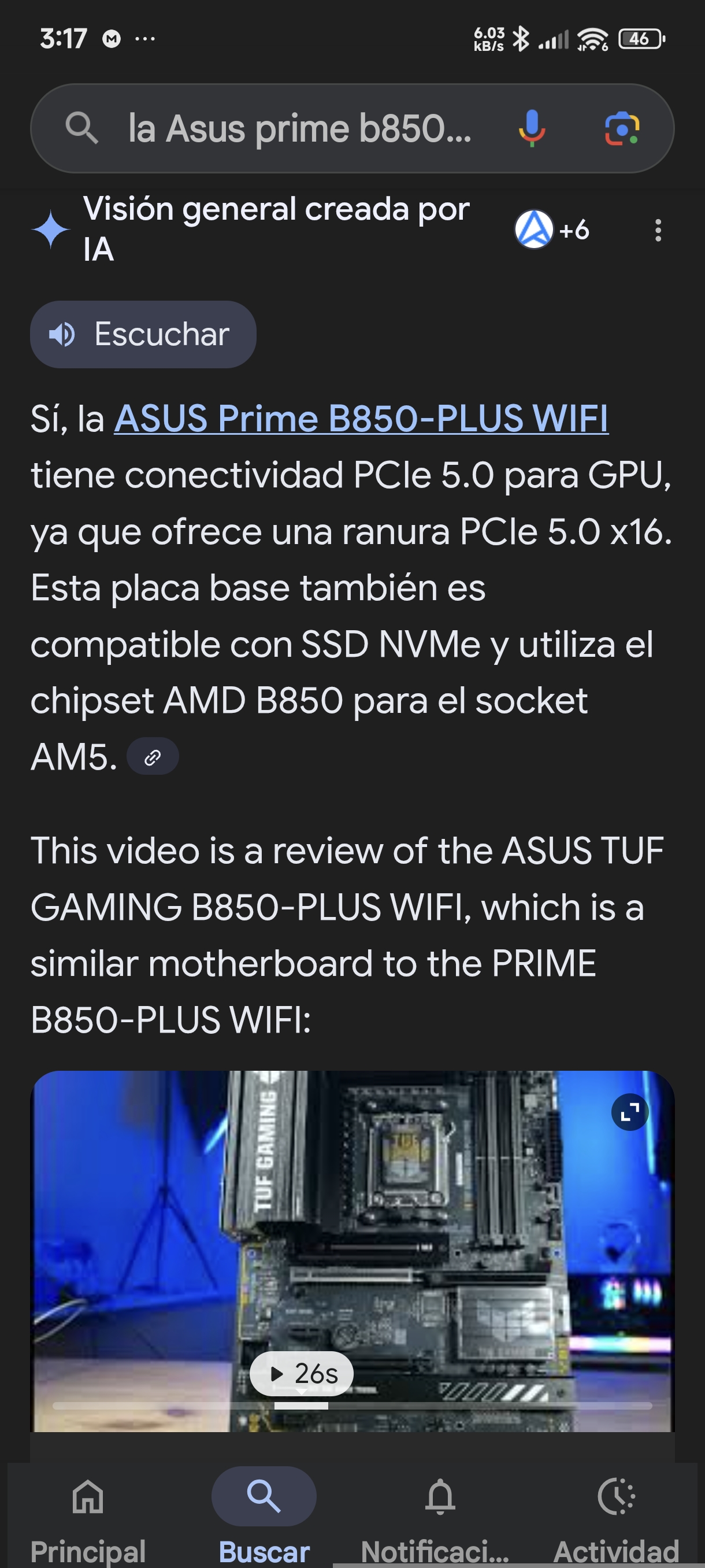 Imágenes 1: Si tiene pero al parecer es un error de la página, ya que si vas a la ficha técnica en la página de Asus o le preguntas a chatGPT, te dicen que efectivamente si tiene para GPU y ssd
